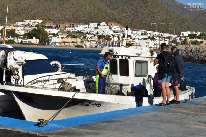 Hermanos Ledesma en puerto de San José